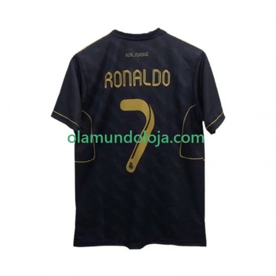 Camisola Real Madrid Cristiano Ronaldo 7 -2012 Homem Equipamento Segundo 2011 Manga Curta